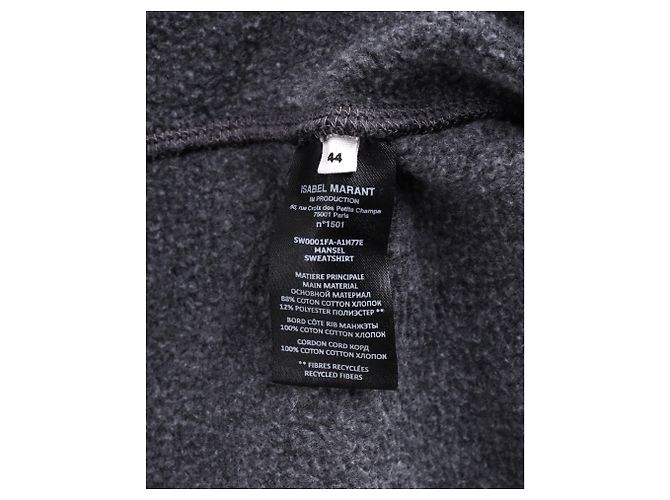 Sudadera Mansel Isabel Marant Étoile en algodón negro - vista 10