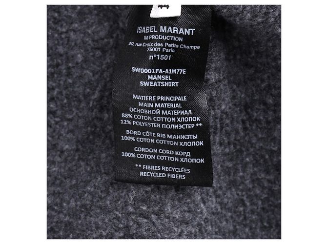 Sudadera Mansel Isabel Marant Étoile en algodón negro - vista 5