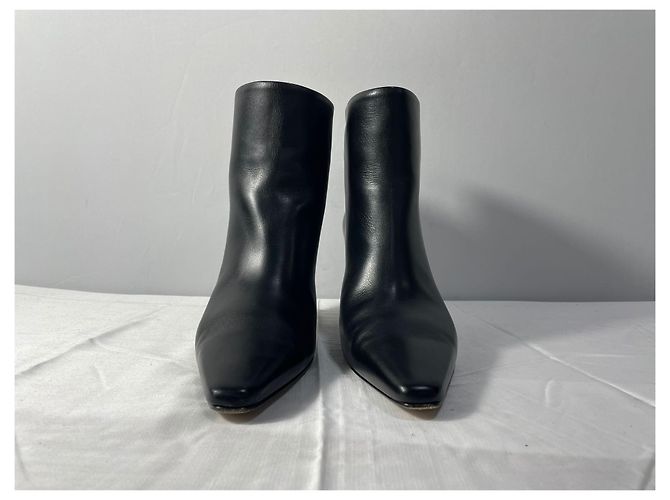 Botas de Tobillo Cloud de Bottega Veneta en Cuero de Ternera Negro - vista 6