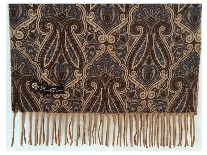 sciarpa 100% cashmere made in Italy, Loro Piana Cammello - vista 3