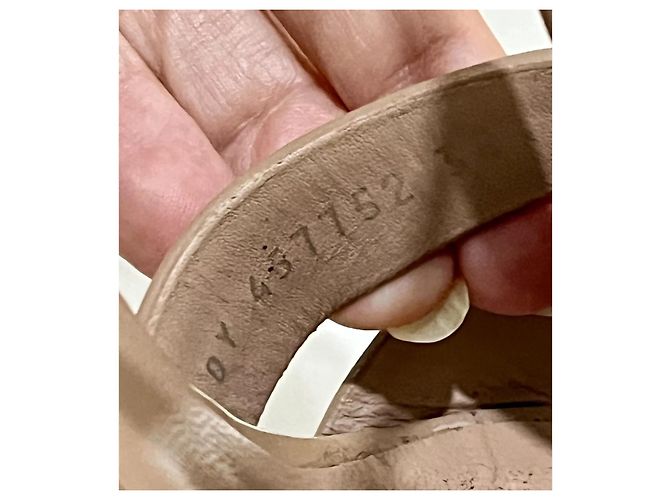 Saint Laurent SL Tribute High Heels aus nude-lackleder Beige Fleisch - Ansicht 11