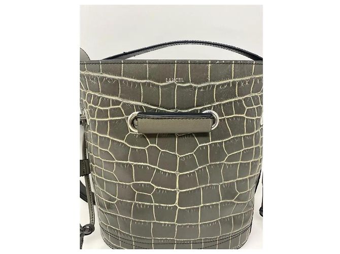 borsa a tracolla modello Le Huit Lancel  stampa coccodrillo - vue 2