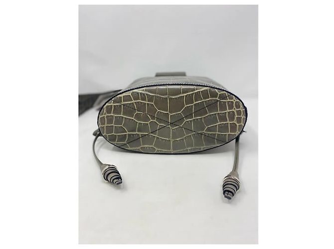 borsa a tracolla modello Le Huit Lancel  stampa coccodrillo - vue 3