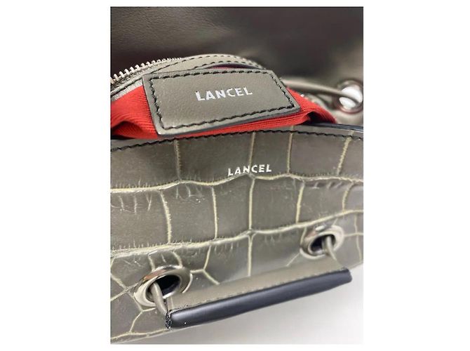 borsa a tracolla modello Le Huit Lancel  stampa coccodrillo - vue 5