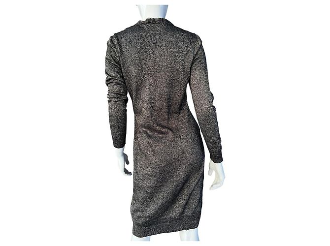 Dkny Strickmini Kleid Schwarz - Ansicht 3