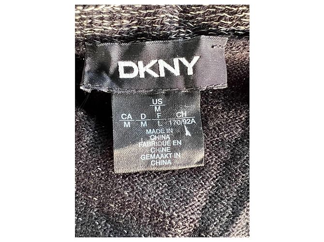 Dkny Strickmini Kleid Schwarz - Ansicht 4