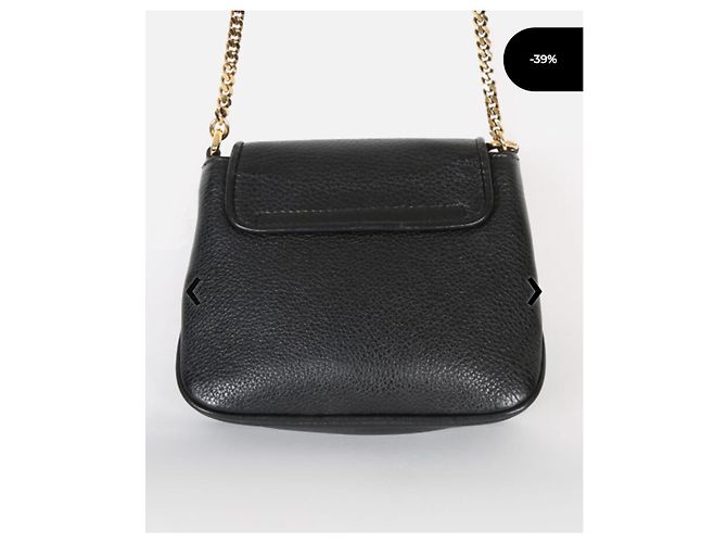 Clutch Gucci 1973 in pelle nera Nero - vista 5