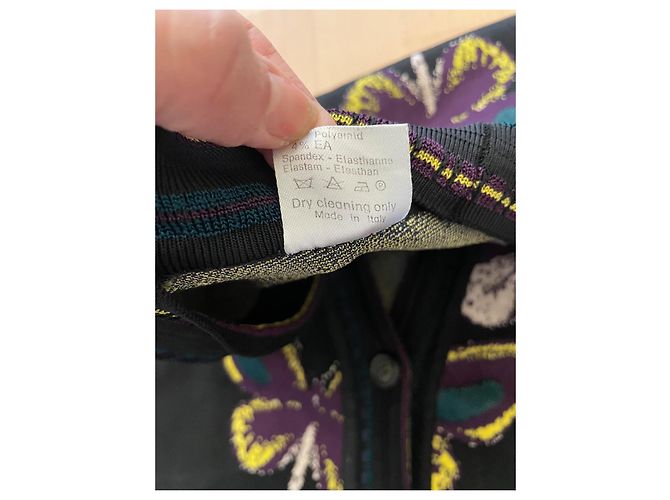 Alaïa Weste mit Schmetterlingsmuster aus Viscose Mehrfarben - Ansicht 6