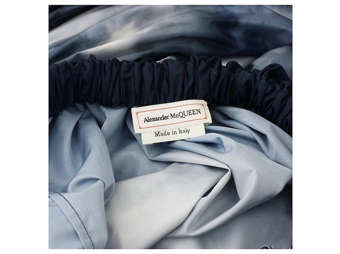 Vestido Sky de Alexander McQueen Blanco Azul Azul oscuro - vista 10