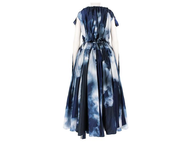 Vestido Sky de Alexander McQueen Blanco Azul Azul oscuro - vista 5