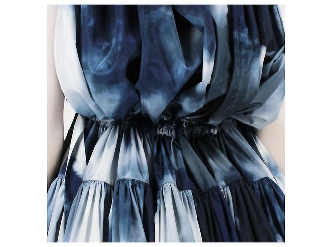 Vestido Sky de Alexander McQueen Blanco Azul Azul oscuro - vista 8