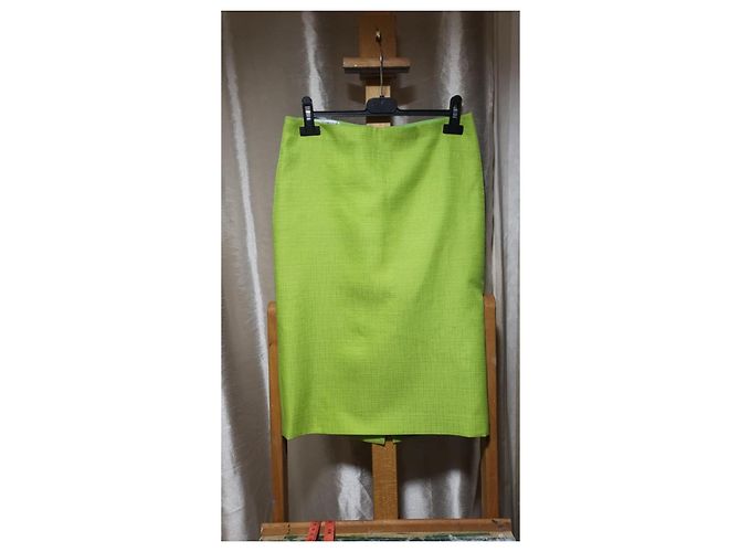 Completo gonna Dolce & Gabbana verde seta e cotone Verde chiaro - vista 3