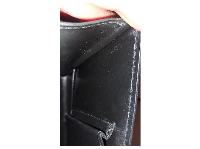 Clutch Louis Vuitton Presbourg in pelle EPI nera Nero - vista 9