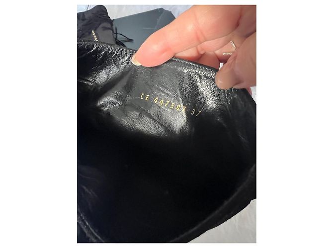 Saint Laurent Fransenstiefel Schwarz Hirschleder - Ansicht 10