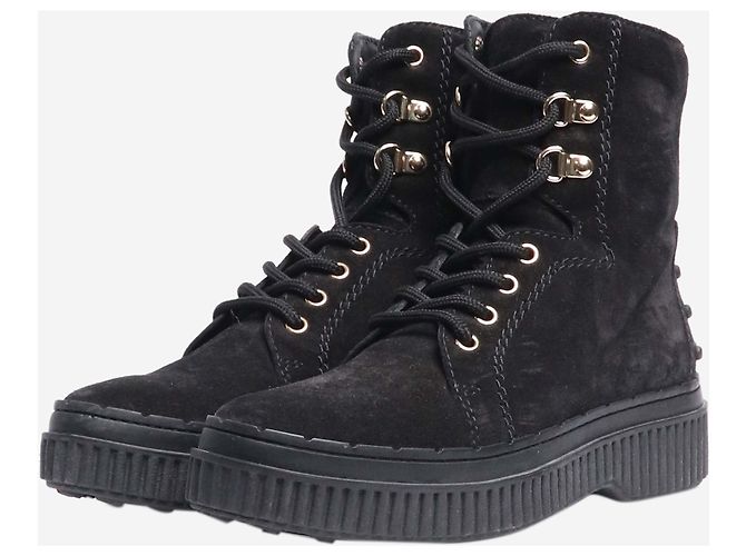 Tod's Bottines noires à lacets - taille EU 36 - vue 2