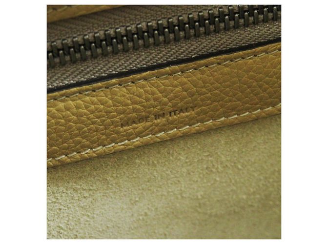 Céline Borsa micro shopper Luggage in pelle di vitello Celine Beige - vista 8