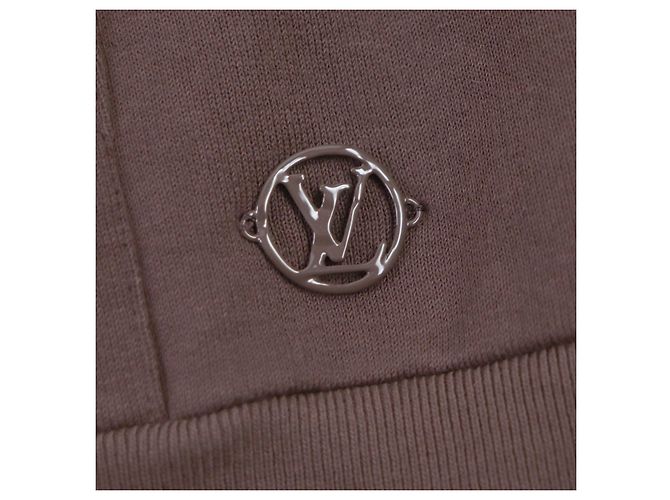 Sudadera marrón con parche gráfico de abeja Louis Vuitton S Castaño - vista 3
