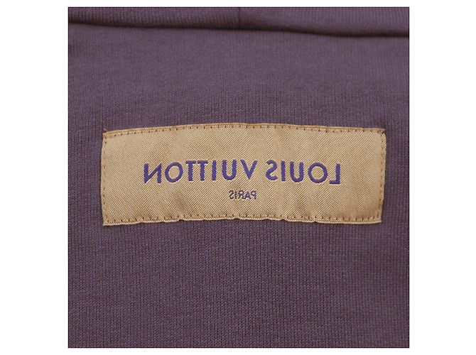 Sudadera marrón con parche gráfico de abeja Louis Vuitton S Castaño - vista 4