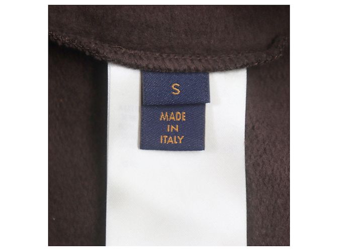 Sudadera marrón con parche gráfico de abeja Louis Vuitton S Castaño - vista 5