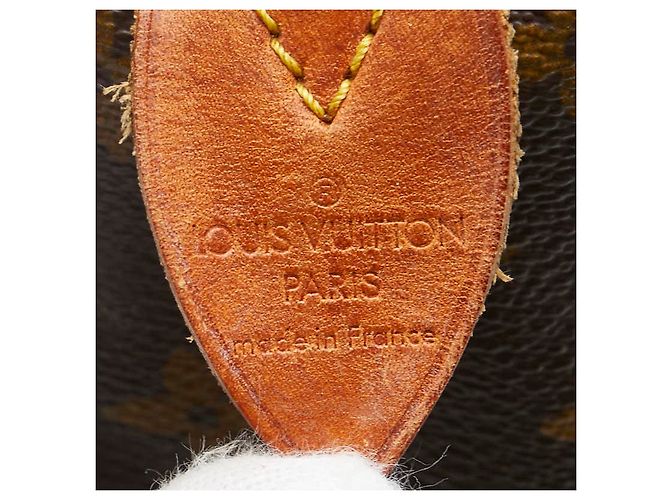 Sac à main Louis Vuitton Monogram Speedy 30 Marron - vue 6