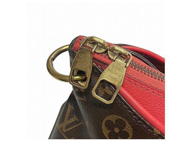 Bolsa 2 em 1 Louis Vuitton Monogram Pallas BB M41734 Vermelho - vista 4