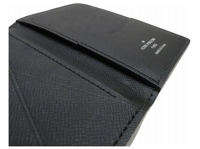 Organizer da Tasca per Carte Louis Vuitton M61696 Nero - vista 4