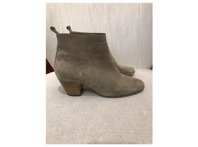 ISABEL MARANT Botines T.EU 38 Ante Beige - vista 3