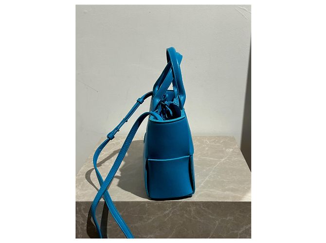 BOTTEGA VENETA Borse T. Pelle Blu - vista 2