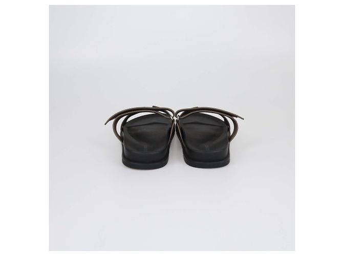 Hermès Sandalias Chypre Epsom Etoupe Hermes - vista 4