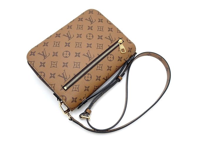 Louis Vuitton Pochette Metis MM Castaño Monograma - vista 3