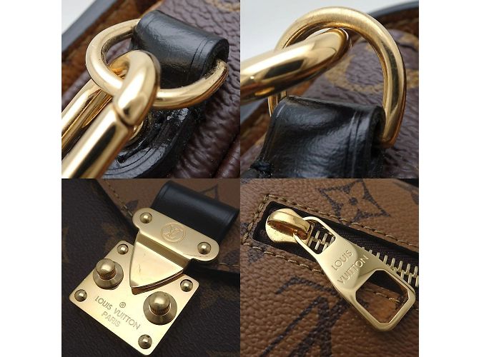 Louis Vuitton Pochette Metis MM Castaño Monograma - vista 5