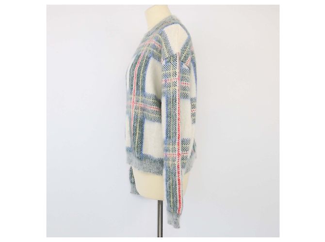 Stella Mc Cartney Maglione a collo rotondo a quadri crema/verde Stella McCartney - vista 2