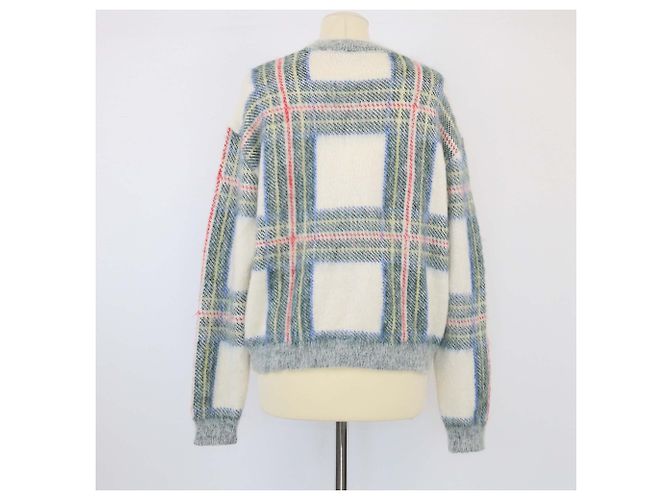 Stella Mc Cartney Maglione a collo rotondo a quadri crema/verde Stella McCartney - vista 3