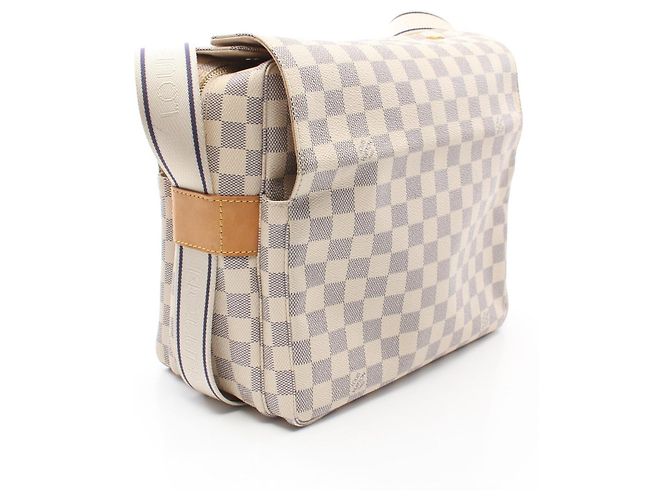 Louis Vuitton Naviglio Damier Azur Shoulder Bag N51189 White - view 2