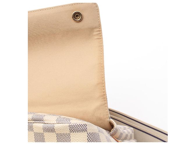 Louis Vuitton Naviglio Damier Azur Shoulder Bag N51189 White - view 6