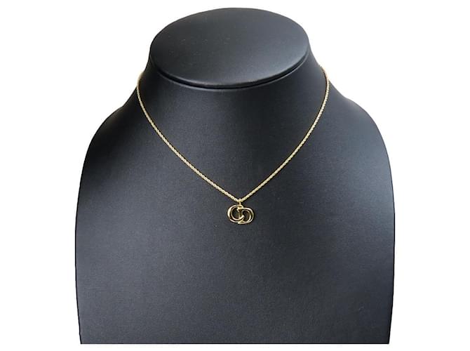 Collana con Logo CD Christian Dior D'oro - vista 8