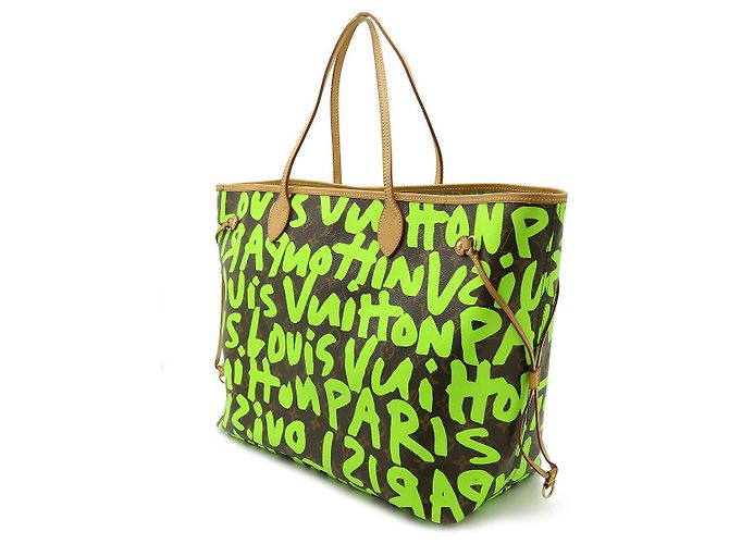 Sac tote Monogram Neverfull GM Louis Vuitton M93703 Vert - vue 2