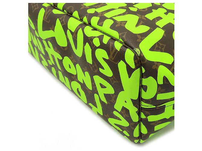 Sac tote Monogram Neverfull GM Louis Vuitton M93703 Vert - vue 3
