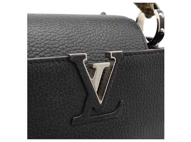 Louis Vuitton Capucines BB Handtasche Schwarz N92040 - Ansicht 8