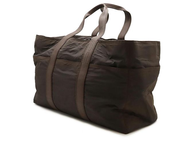 Hermès Hermes Acapulco GM Nylon Leather Boston Bag Brown - view 2