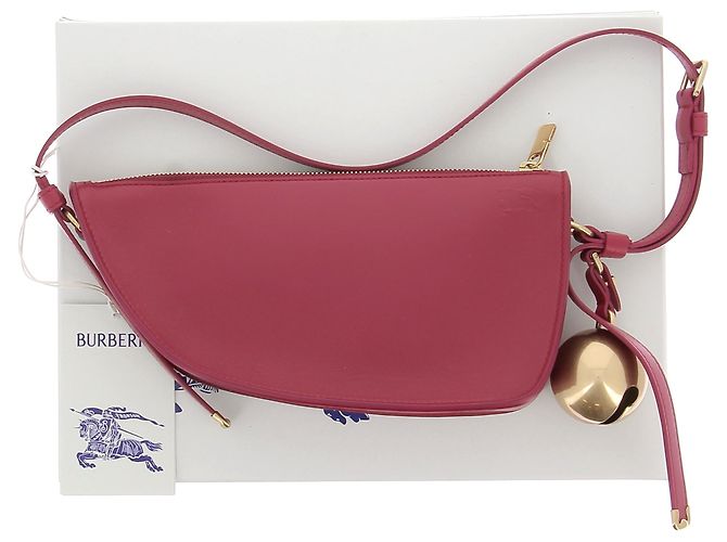 Borse Burberry T. Pelle Rosso - vista 7