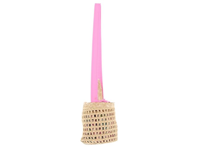 Il Gufo handbags T.  Wicker Beige - view 4