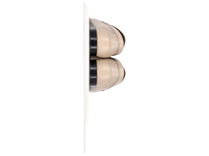 Kelly Mocassini Hermès Destin in pelle di vitello beige - vista 10