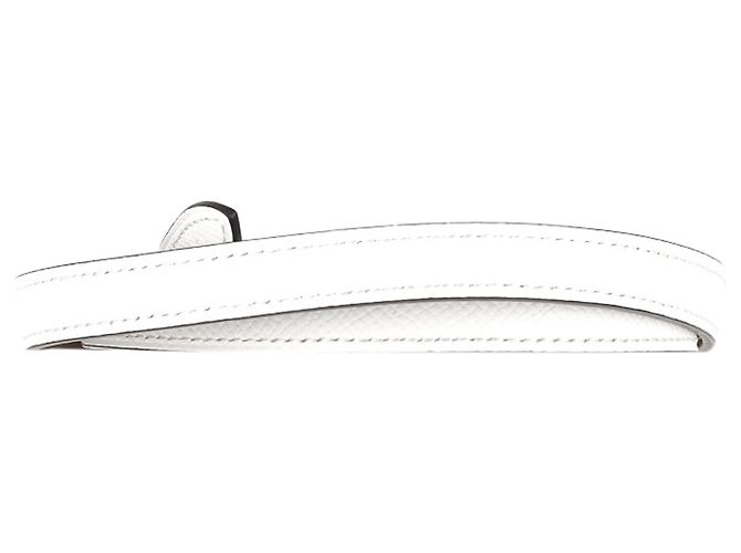 Trim Kit de cinturón reversible Ancre de Hermès en cuero blanco Crudo - vista 2