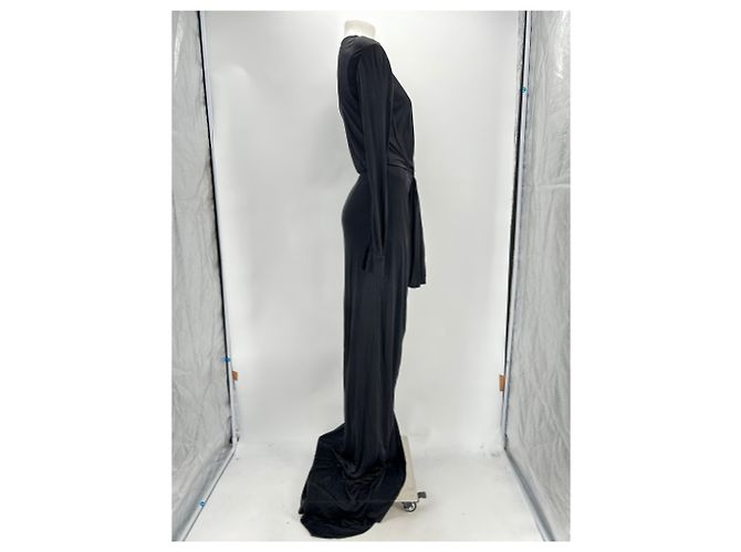 Redemption Erlösungs Kleid T.IT 42 Viskose Schwarz - Ansicht 2