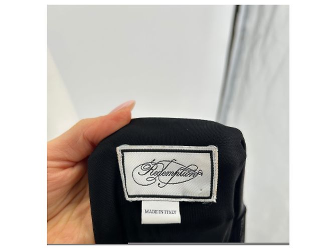 Redemption Erlösungs Kleid T.IT 42 Viskose Schwarz - Ansicht 3
