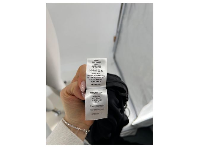 Redemption Erlösungs Kleid T.IT 42 Viskose Schwarz - Ansicht 4