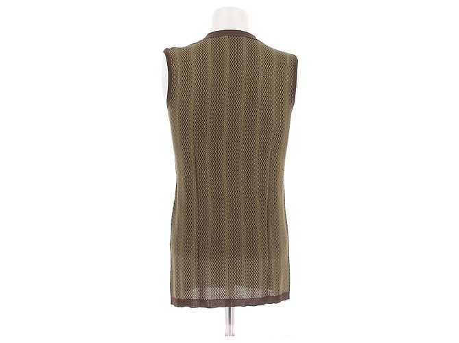Prada malha T.IT 40 Lã Marrom - vista 2