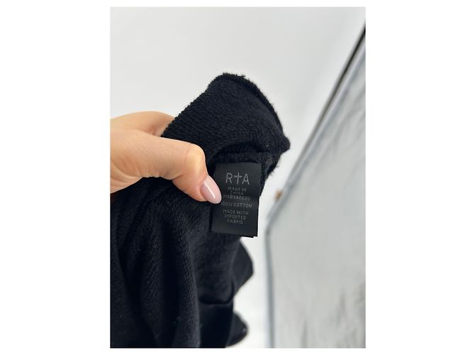 Rta Strickwaren T.International S Baumwolle Schwarz - Ansicht 3