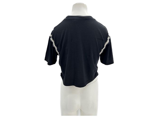 Tops Mcq T. Internacional XS de algodón Negro - vista 2
